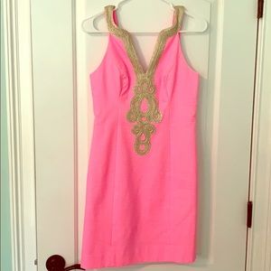 Lilly Pulitzer Emery Shift Dress in Pink Pout